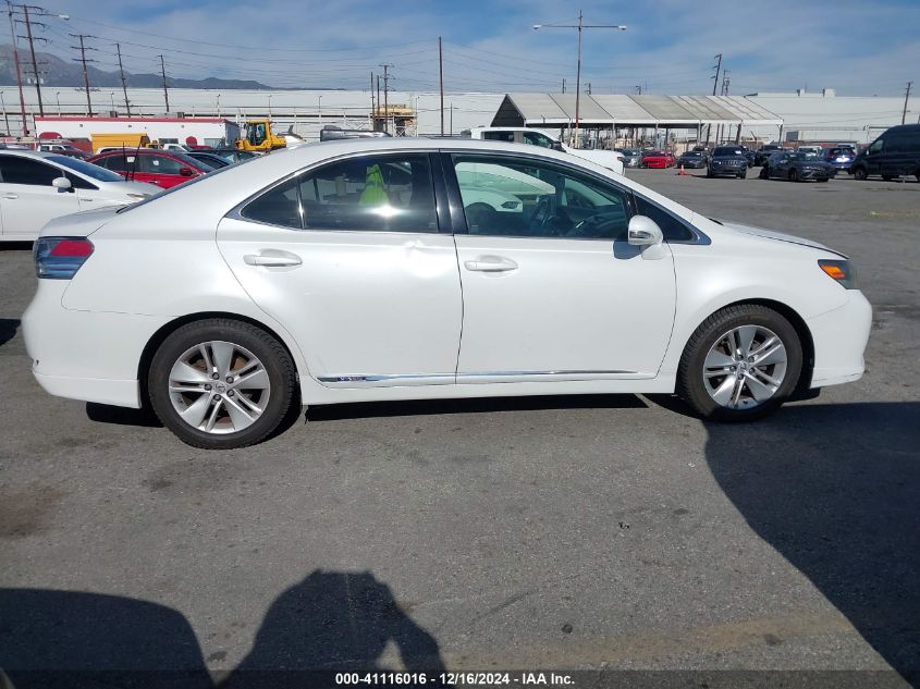 2010 Lexus Hs 250H Base (Ecvt) VIN: JTHBB1BAXA2007802 Lot: 41116016