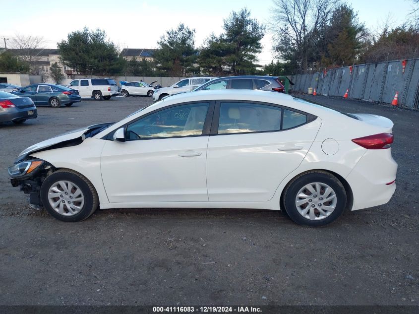 2018 HYUNDAI ELANTRA SE - 5NPD74LF6JH254837