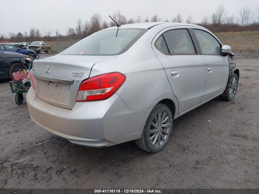 VIN ML32F4FJ7JHF04164 2018 Mitsubishi Mirage, G4 SE no.4