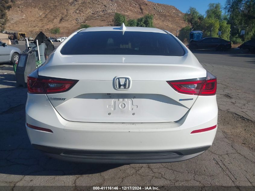 2019 Honda Insight Ex VIN: 19XZE4F56KE008715 Lot: 41116146