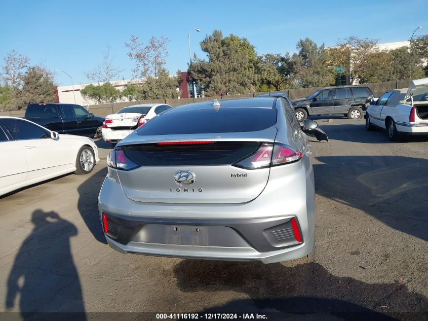 2022 Hyundai Ioniq Hybrid Sel VIN: KMHC85LC3NU269680 Lot: 41116192