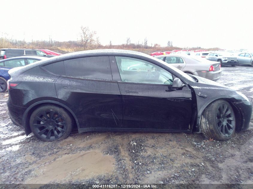 2021 Tesla Model Y Long Range Dual Motor All-Wheel Drive VIN: 5YJYGDEE2MF191003 Lot: 41116287