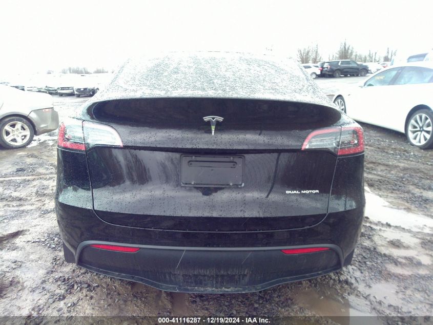 2021 Tesla Model Y Long Range Dual Motor All-Wheel Drive VIN: 5YJYGDEE2MF191003 Lot: 41116287