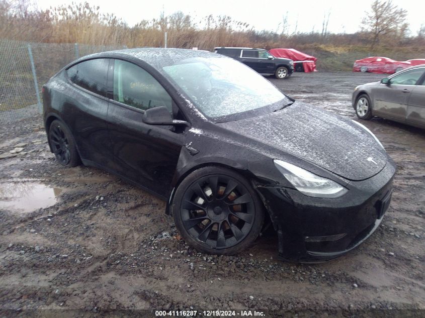 VIN 5YJYGDEE2MF191003 2021 TESLA MODEL Y no.1