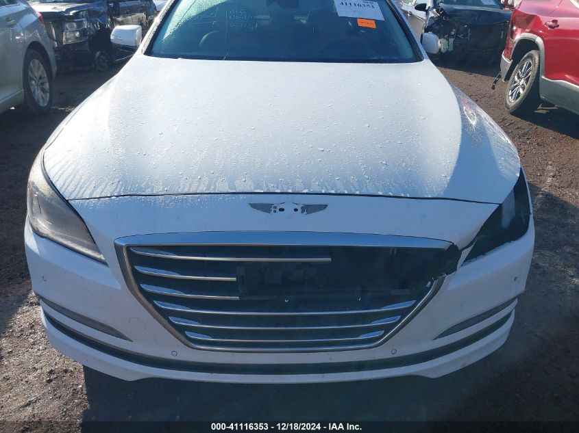 2016 Hyundai Genesis 3.8 VIN: KMHGN4JE9GU118208 Lot: 41116353