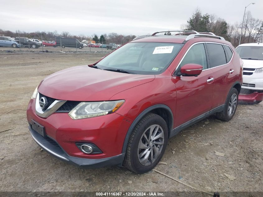 VIN 5N1AT2MV3EC850770 2014 Nissan Rogue, SL no.2