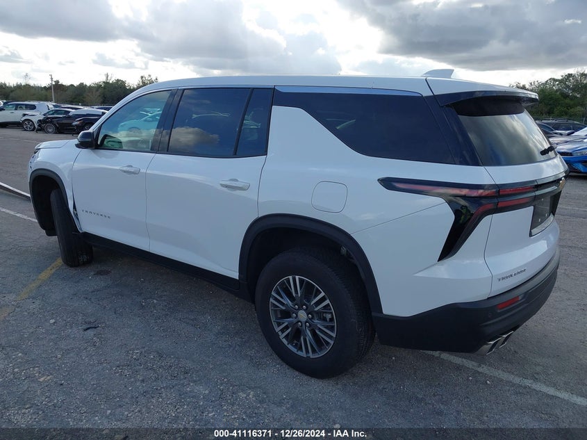Vin: 1gnereks7rj162505, lot: 41606547, chevrolet traverse fwd ls 20243
