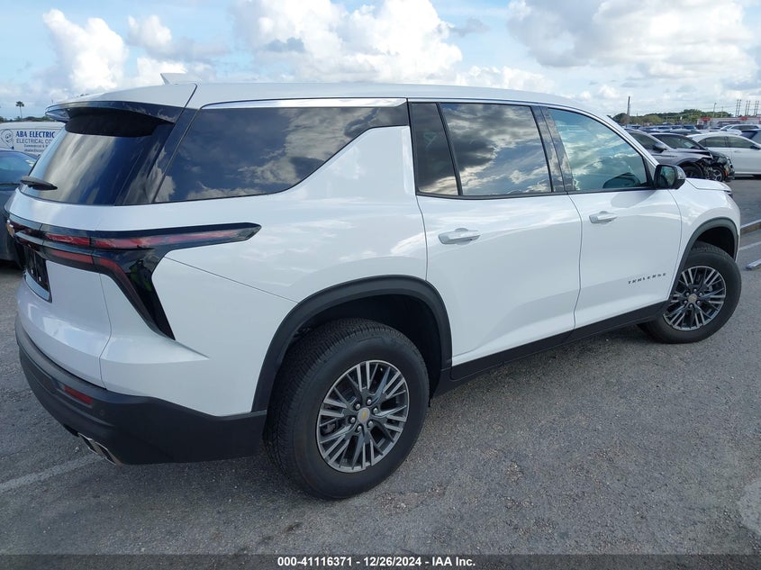 Vin: 1gnereks7rj162505, lot: 41606547, chevrolet traverse fwd ls 20244