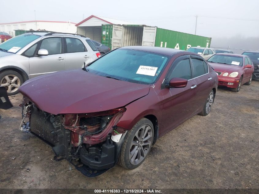 VIN 1HGCR2F55EA189524 2014 Honda Accord, Sport no.2