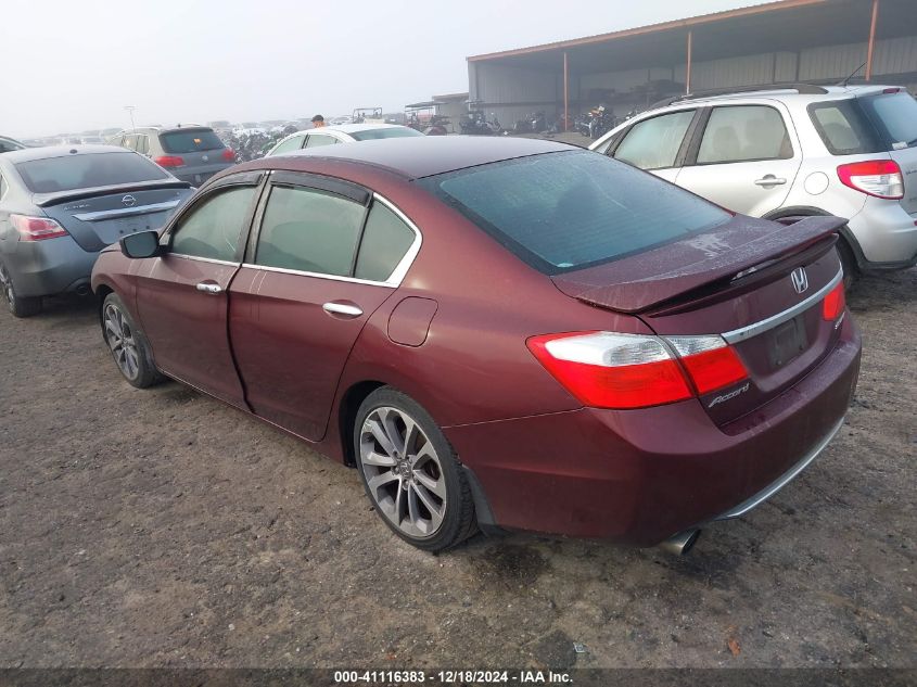 VIN 1HGCR2F55EA189524 2014 Honda Accord, Sport no.3