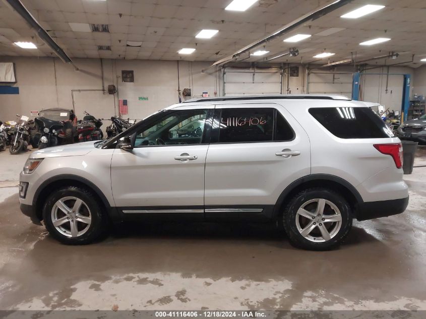 2017 Ford Explorer Xlt VIN: 1FM5K8D89HGD09012 Lot: 41116406