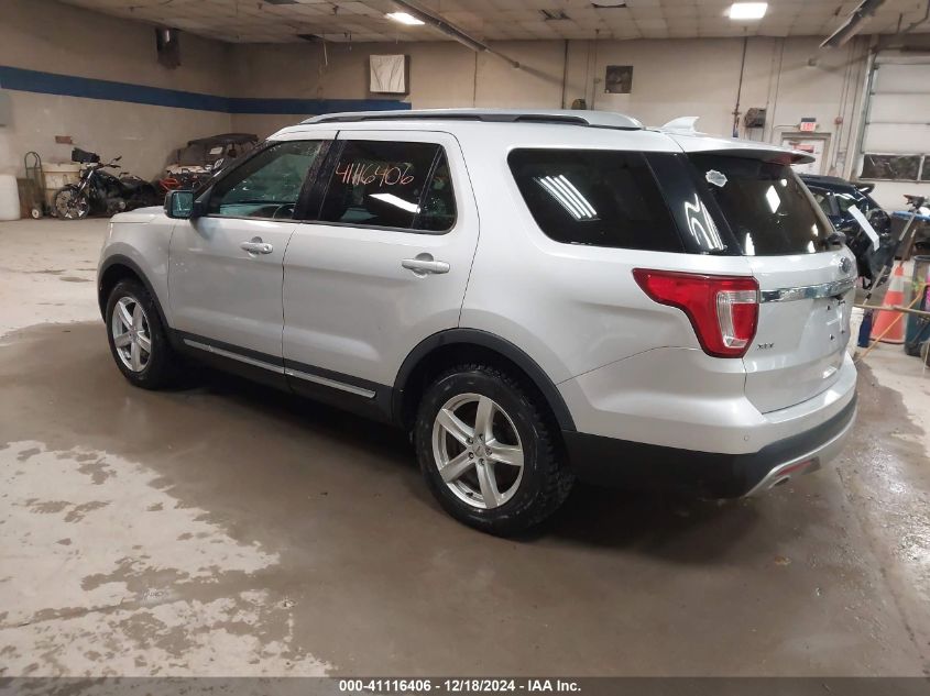 2017 Ford Explorer Xlt VIN: 1FM5K8D89HGD09012 Lot: 41116406