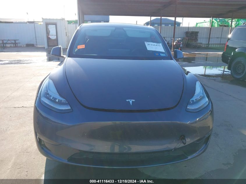 2021 Tesla Model Y Long Range Dual Motor All-Wheel Drive VIN: 5YJYGDEE5MF190153 Lot: 41116433