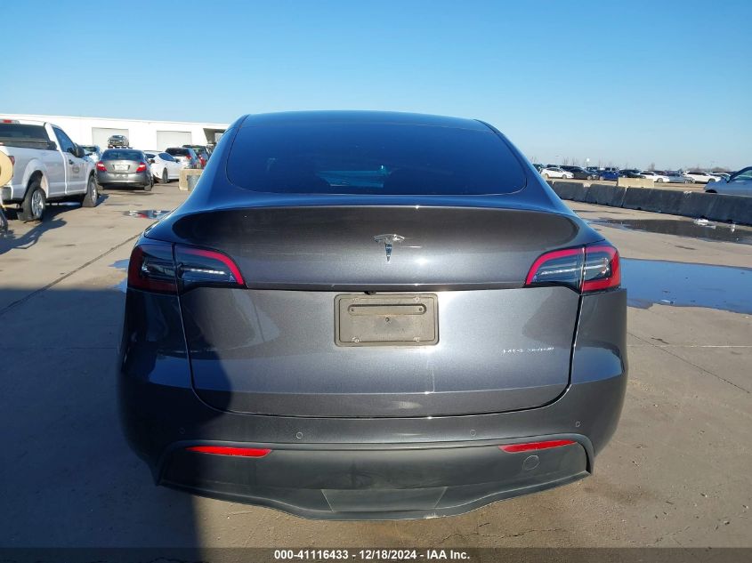 2021 Tesla Model Y Long Range Dual Motor All-Wheel Drive VIN: 5YJYGDEE5MF190153 Lot: 41116433