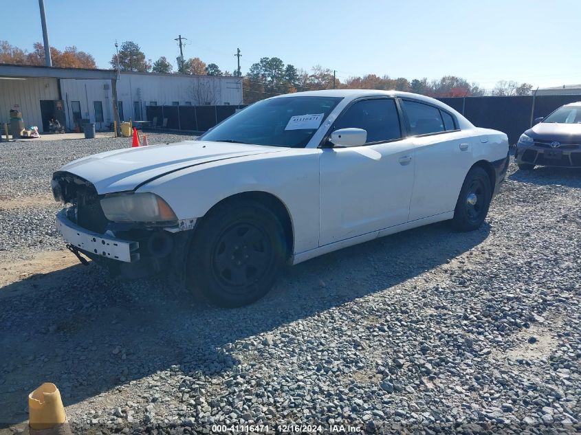 VIN 2C3CDXAG5DH592278 2013 Dodge Charger, Police no.2