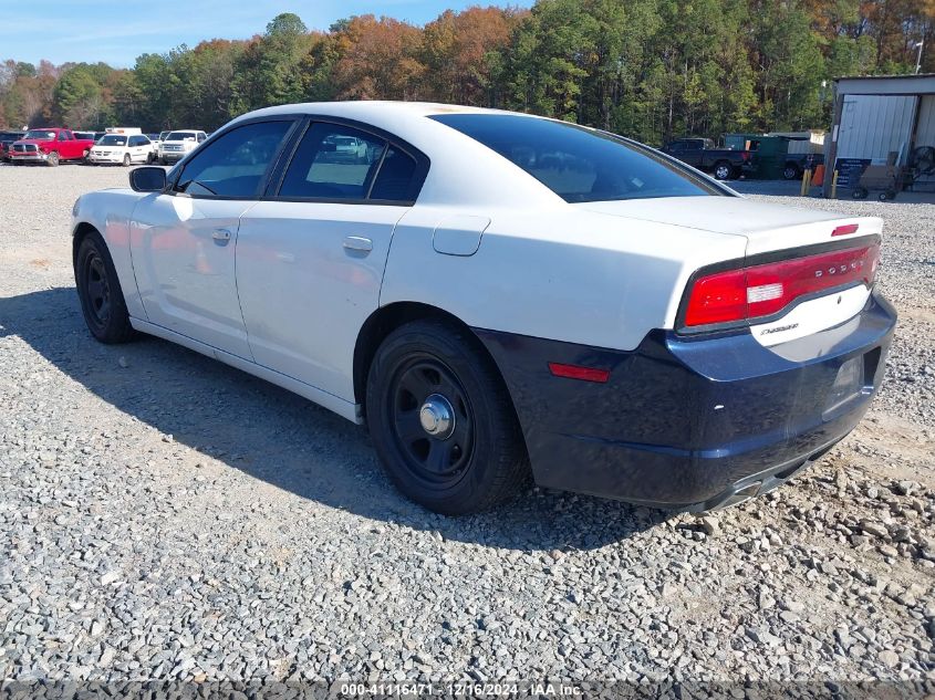 VIN 2C3CDXAG5DH592278 2013 Dodge Charger, Police no.3