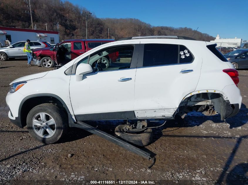 2018 Chevrolet Trax Lt VIN: KL7CJPSB2JB672226 Lot: 41116551