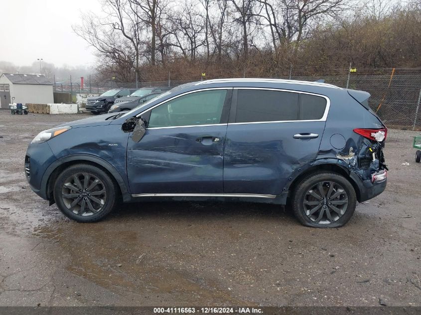 2018 Kia Sportage Ex VIN: KNDPNCAC3J7399120 Lot: 41116563