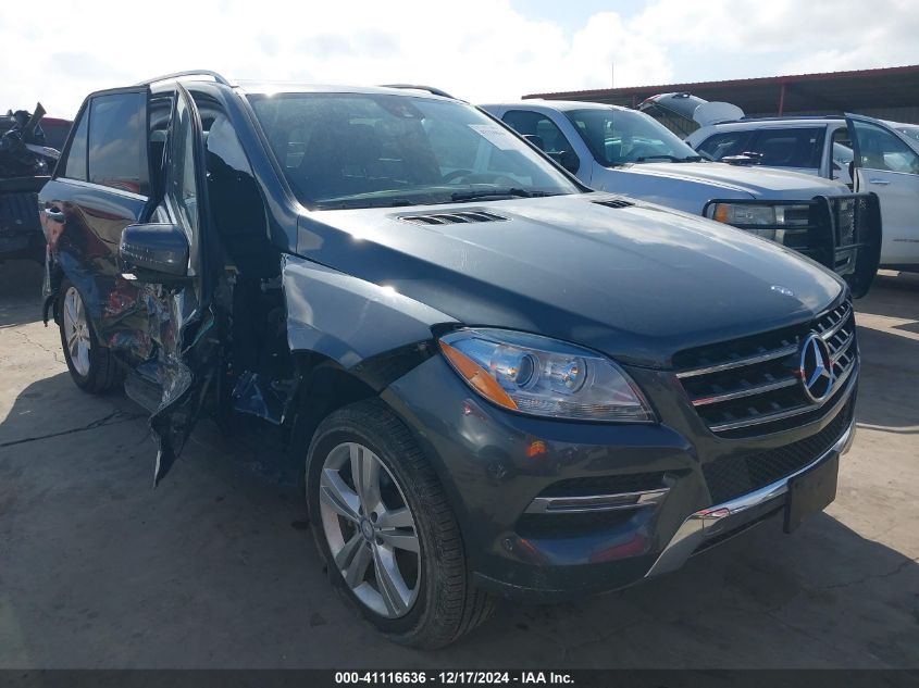 VIN 4JGDA5HB0FA495705 2015 MERCEDES-BENZ ML 350 no.1