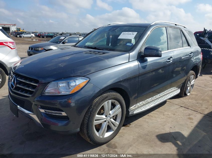 VIN 4JGDA5HB0FA495705 2015 MERCEDES-BENZ ML 350 no.2