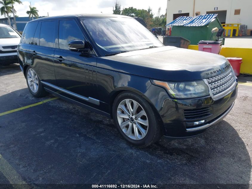 VIN SALGS2DF8DA121435 2013 Land Rover Range Rover, Hse no.1