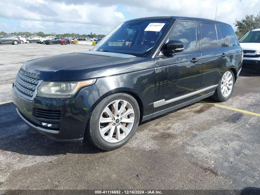 VIN SALGS2DF8DA121435 2013 Land Rover Range Rover, Hse no.2