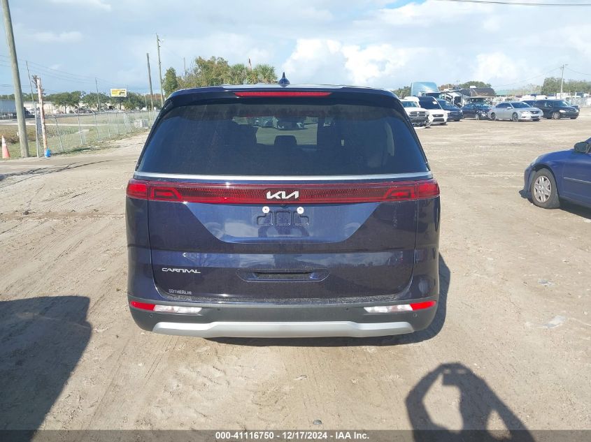 2024 Kia Carnival Mpv Lx Seat Package VIN: KNDNB4H3XR6304579 Lot: 41116750