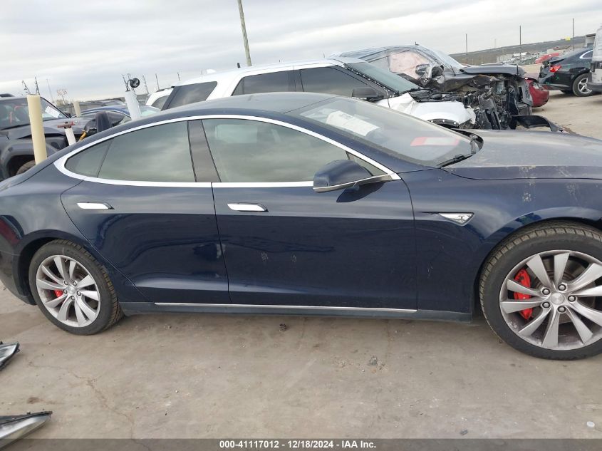 2014 Tesla Model S P85 VIN: 5YJSA1H15EFP52102 Lot: 41117012