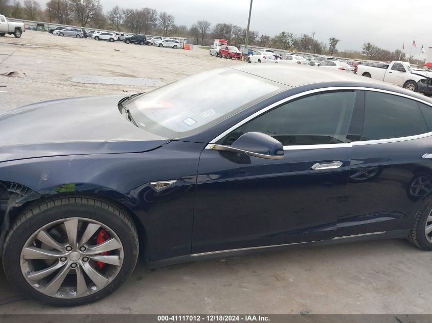 2014 Tesla Model S P85 VIN: 5YJSA1H15EFP52102 Lot: 41117012