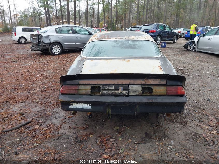 1979 Chevrolet Camaro VIN: 1Q87L9N591461 Lot: 41117109