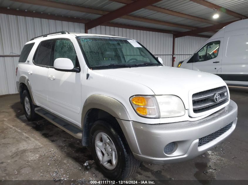 2001 Toyota Sequoia Sr5 V8 VIN: 5TDBT44A21S016368 Lot: 41117112