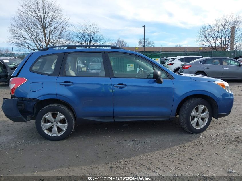 2016 Subaru Forester 2.5I VIN: JF2SJABC9GH487232 Lot: 41117174