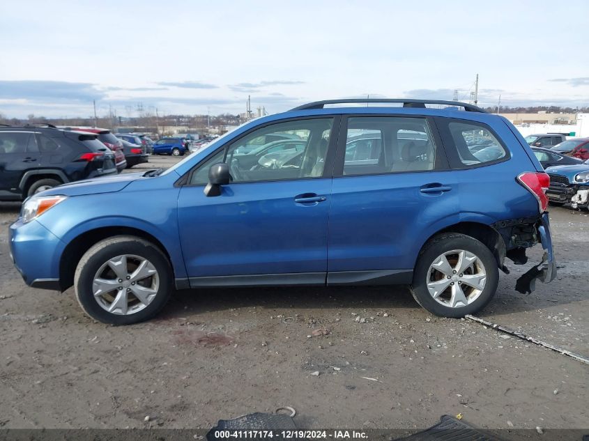 2016 Subaru Forester 2.5I VIN: JF2SJABC9GH487232 Lot: 41117174