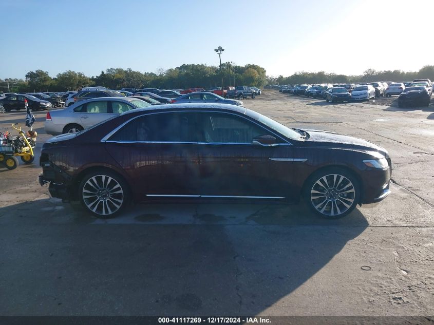 VIN 1LN6L9TP4H5636509 2017 LINCOLN CONTINENTAL no.14