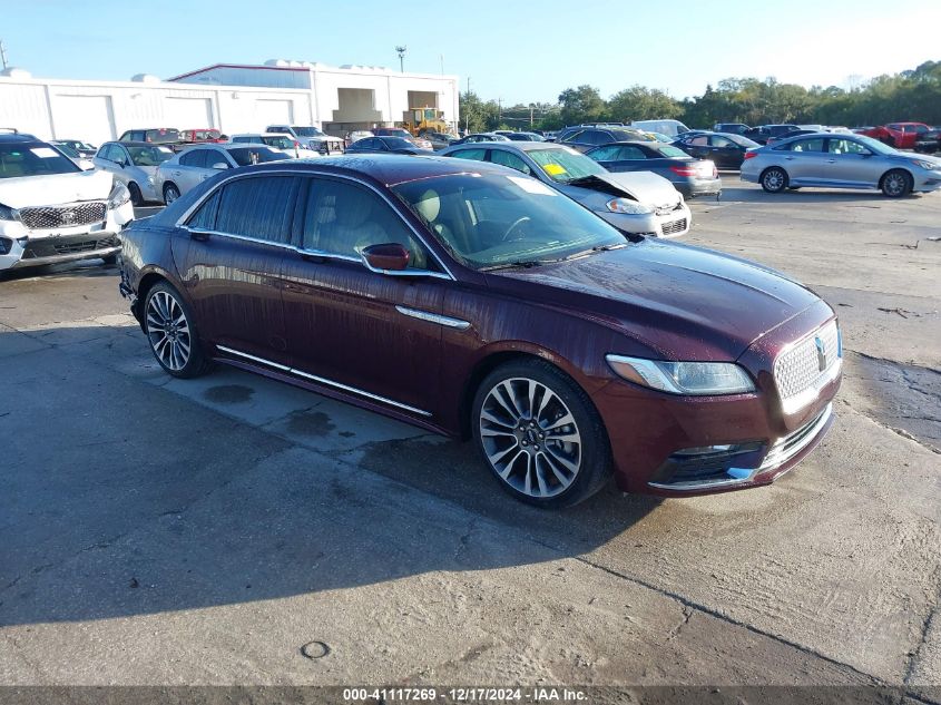 VIN 1LN6L9TP4H5636509 2017 LINCOLN CONTINENTAL no.1