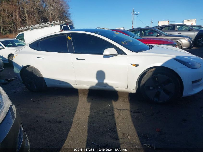 2021 Tesla Model 3 Long Range Dual Motor All-Wheel Drive VIN: 5YJ3E1EB8MF938026 Lot: 41117281