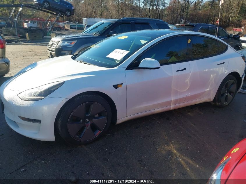 2021 Tesla Model 3 Long Range Dual Motor All-Wheel Drive VIN: 5YJ3E1EB8MF938026 Lot: 41117281