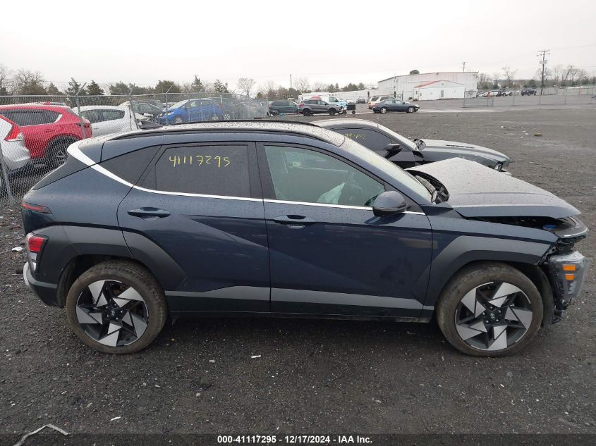 2024 Hyundai Kona Limited VIN: KM8HE3A3XRU065308 Lot: 41117295