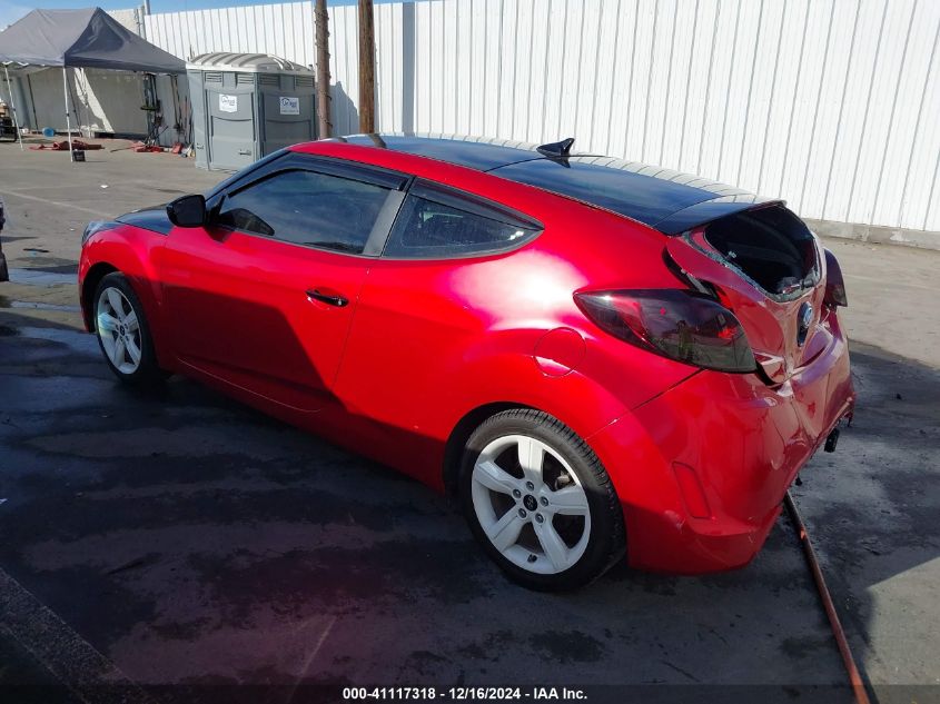 2015 HYUNDAI VELOSTER - KMHTC6AD2FU245260