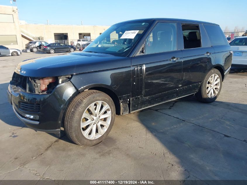 VIN SALGS2WFXEA148134 2014 Land Rover Range Rover,... no.2