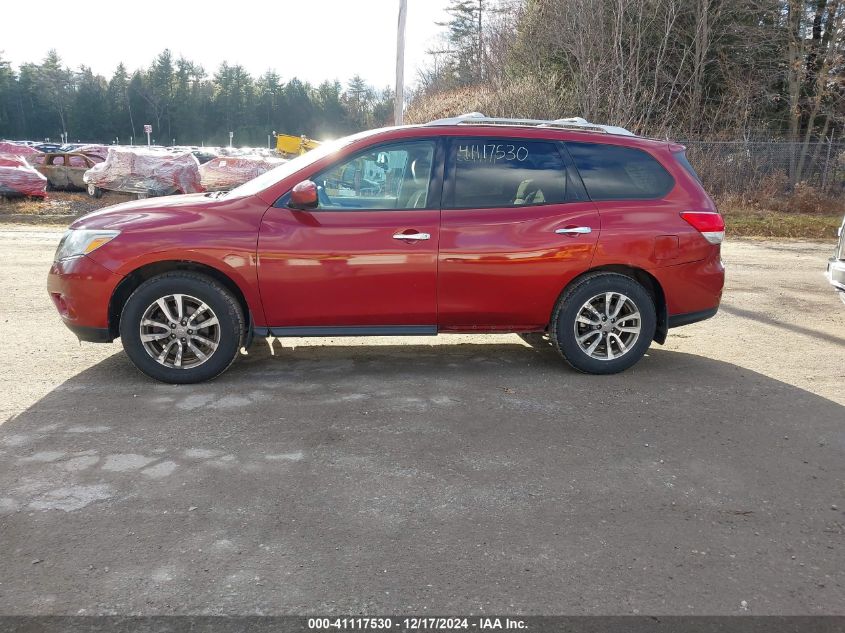 2013 Nissan Pathfinder Sv VIN: 5N1AR2MM1DC604028 Lot: 41117530