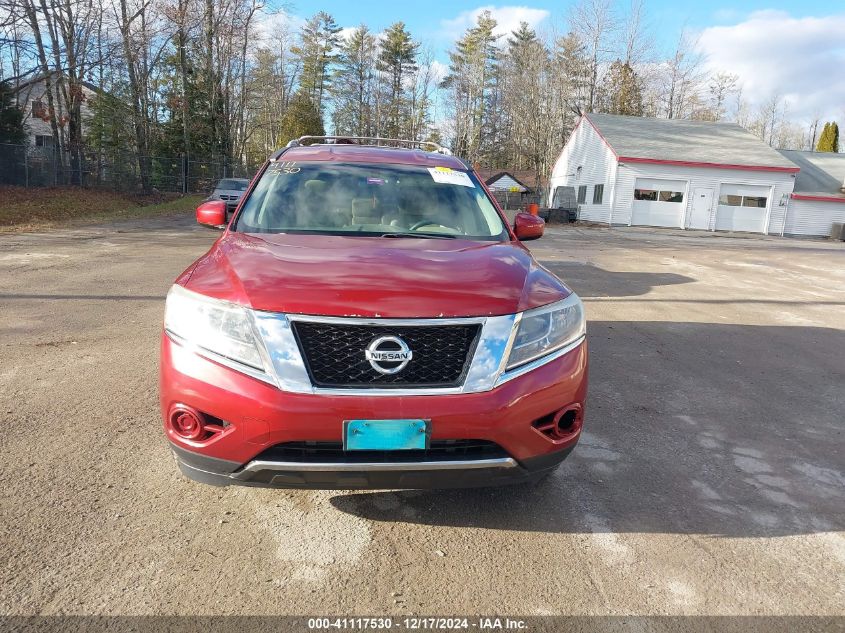 2013 Nissan Pathfinder Sv VIN: 5N1AR2MM1DC604028 Lot: 41117530