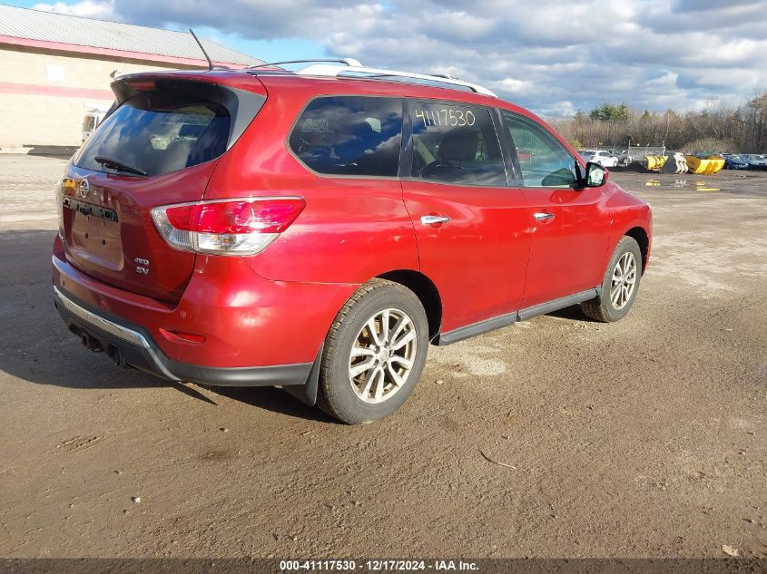 VIN 5N1AR2MM1DC604028 2013 Nissan Pathfinder, SV no.4