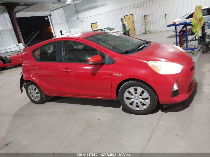 VIN JTDKDTB35D1539607 2013 TOYOTA PRIUS C no.14