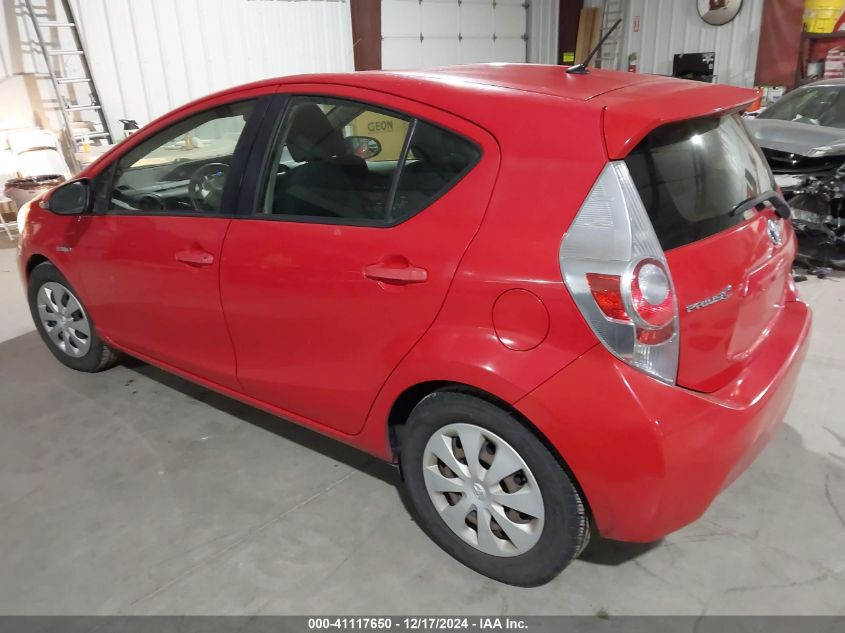 VIN JTDKDTB35D1539607 2013 TOYOTA PRIUS C no.3