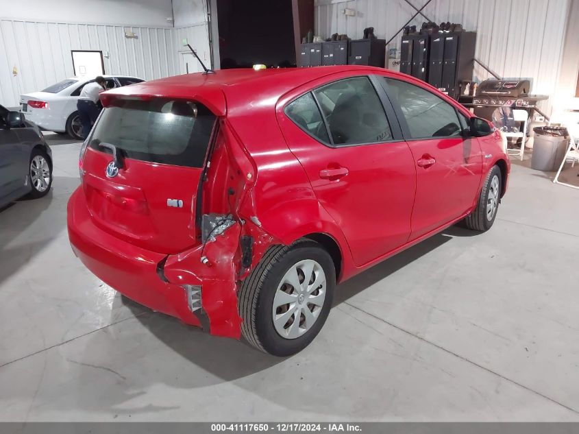 VIN JTDKDTB35D1539607 2013 TOYOTA PRIUS C no.4