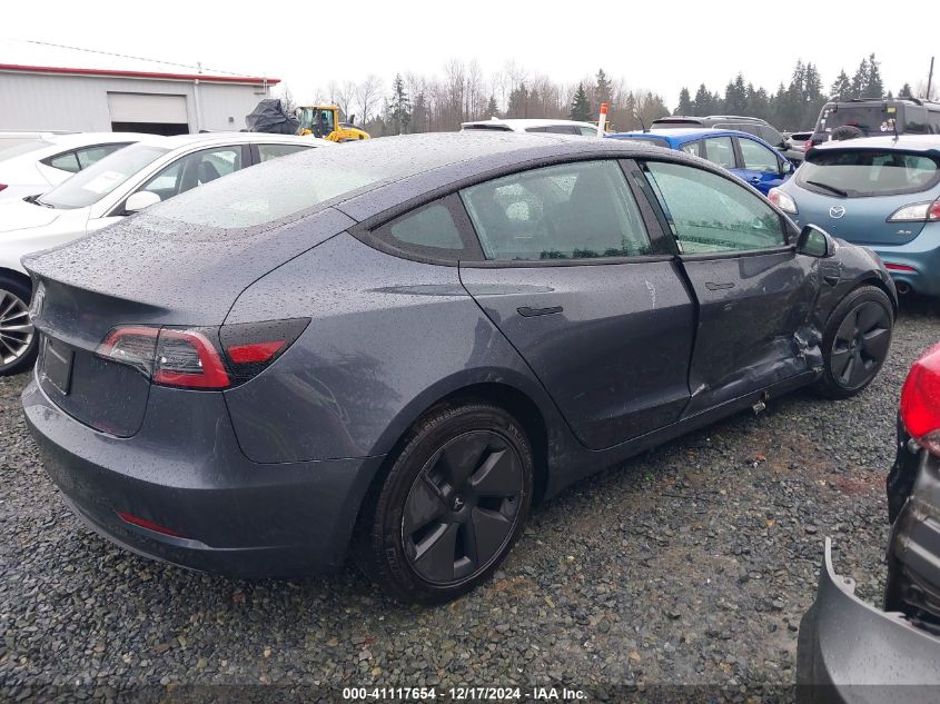 VIN 5YJ3E1EA2PF619183 2023 TESLA MODEL 3 no.4