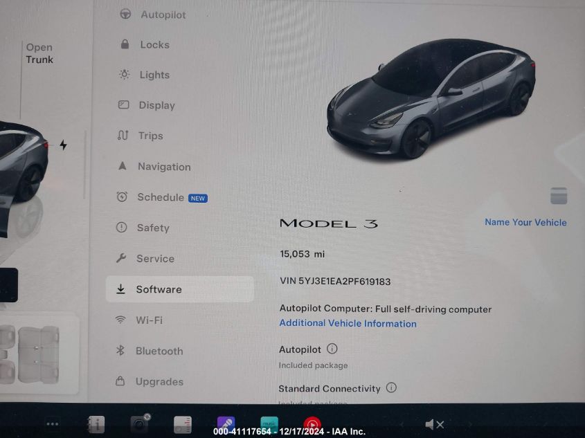 VIN 5YJ3E1EA2PF619183 2023 TESLA MODEL 3 no.7