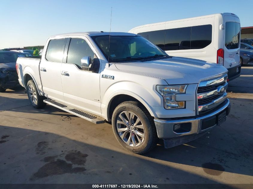 2017 FORD F-150 LARIAT - 1FTEW1CG2HKD52905