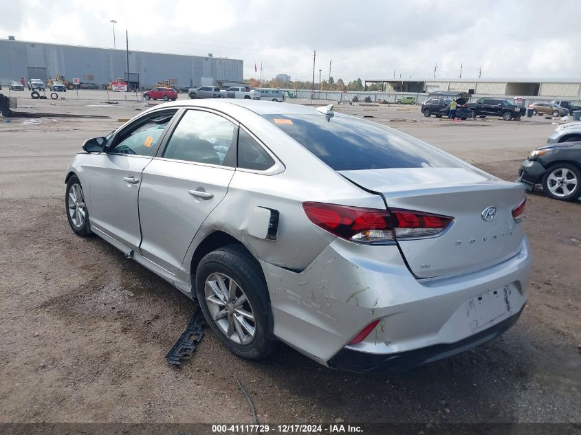 VIN 5NPE24AF2KH740259 2019 Hyundai Sonata, SE no.3